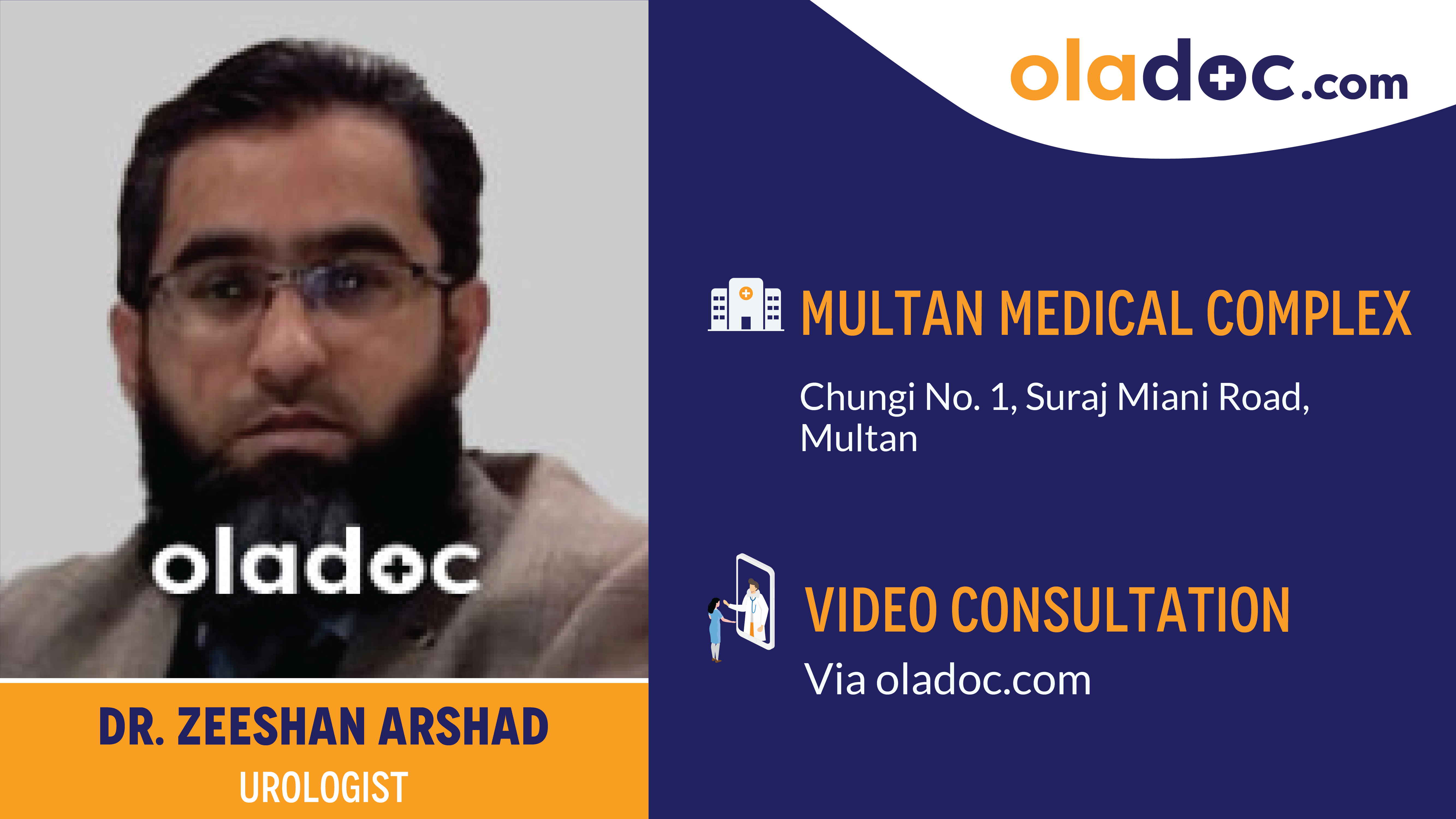 Practice locations of Dr.Zeeshan Arshad